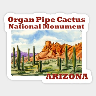 Organ Pipe Cactus National Monument, Arizona Sticker